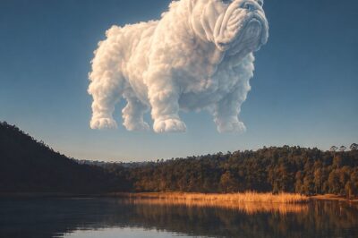THE GIANT DOG THAT APPEARED IN THE SKY?